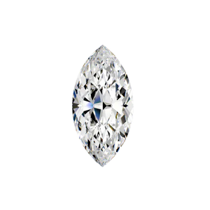 Marquise cut diamond, viewed from above