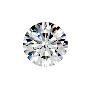 Round brilliant cut diamond, viewed from above