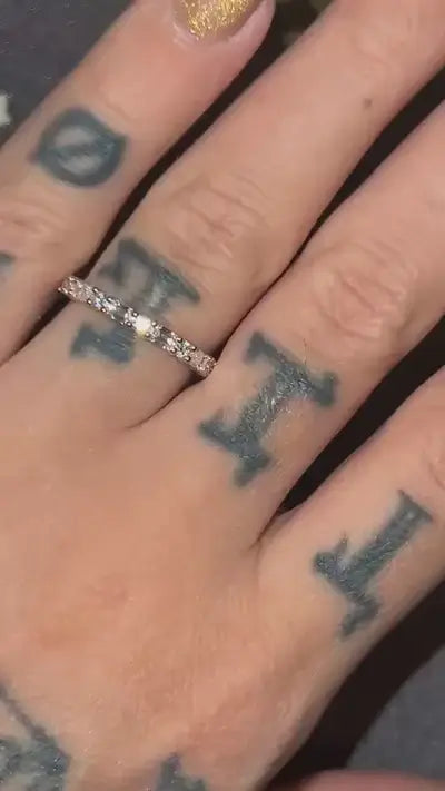 Two hands, and the rings they chose